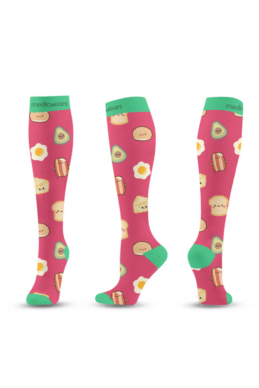 Big Breakfast Compression Socks
