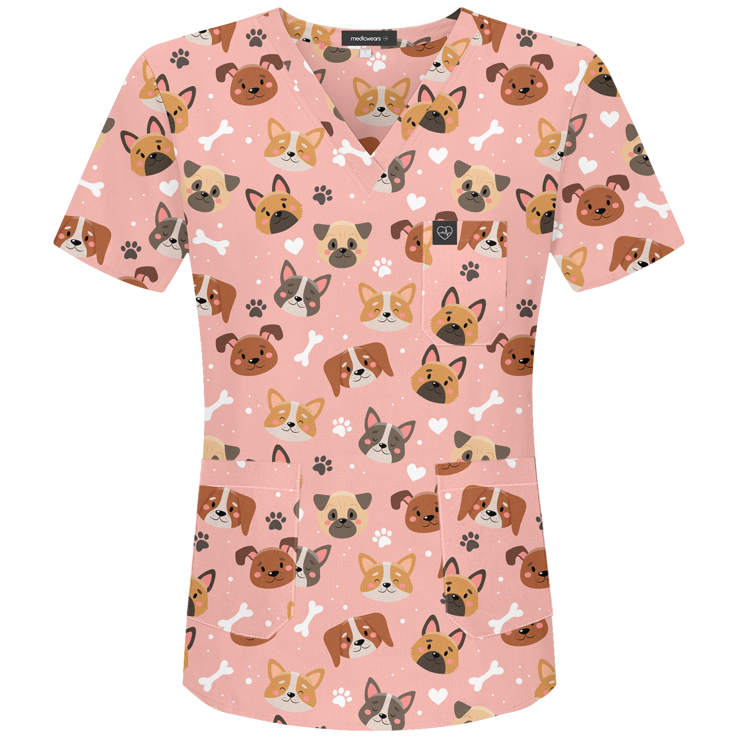 Paws Galore Scrub Top l Fun Scrubs l Cute Scrub l Australia Scrubs l