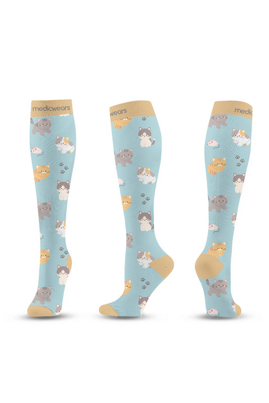 Meowy Compression Socks