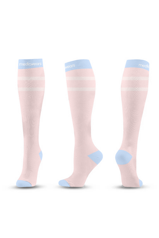 Bubble Gum Compression Socks