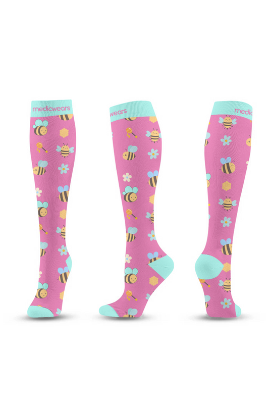 Honey Bees Compression Socks