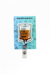 Coffee Bag Badge Reel