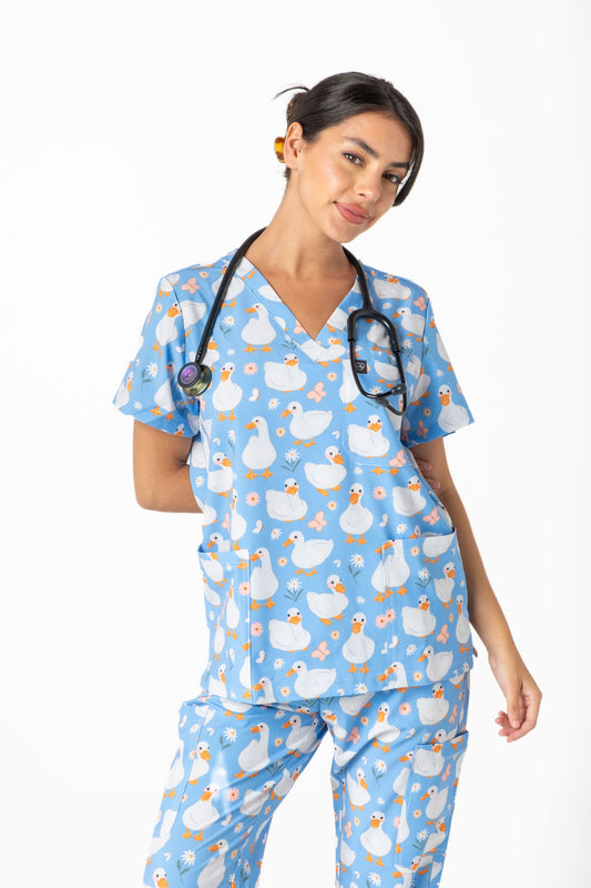 Waddling Ducks Scrub Set