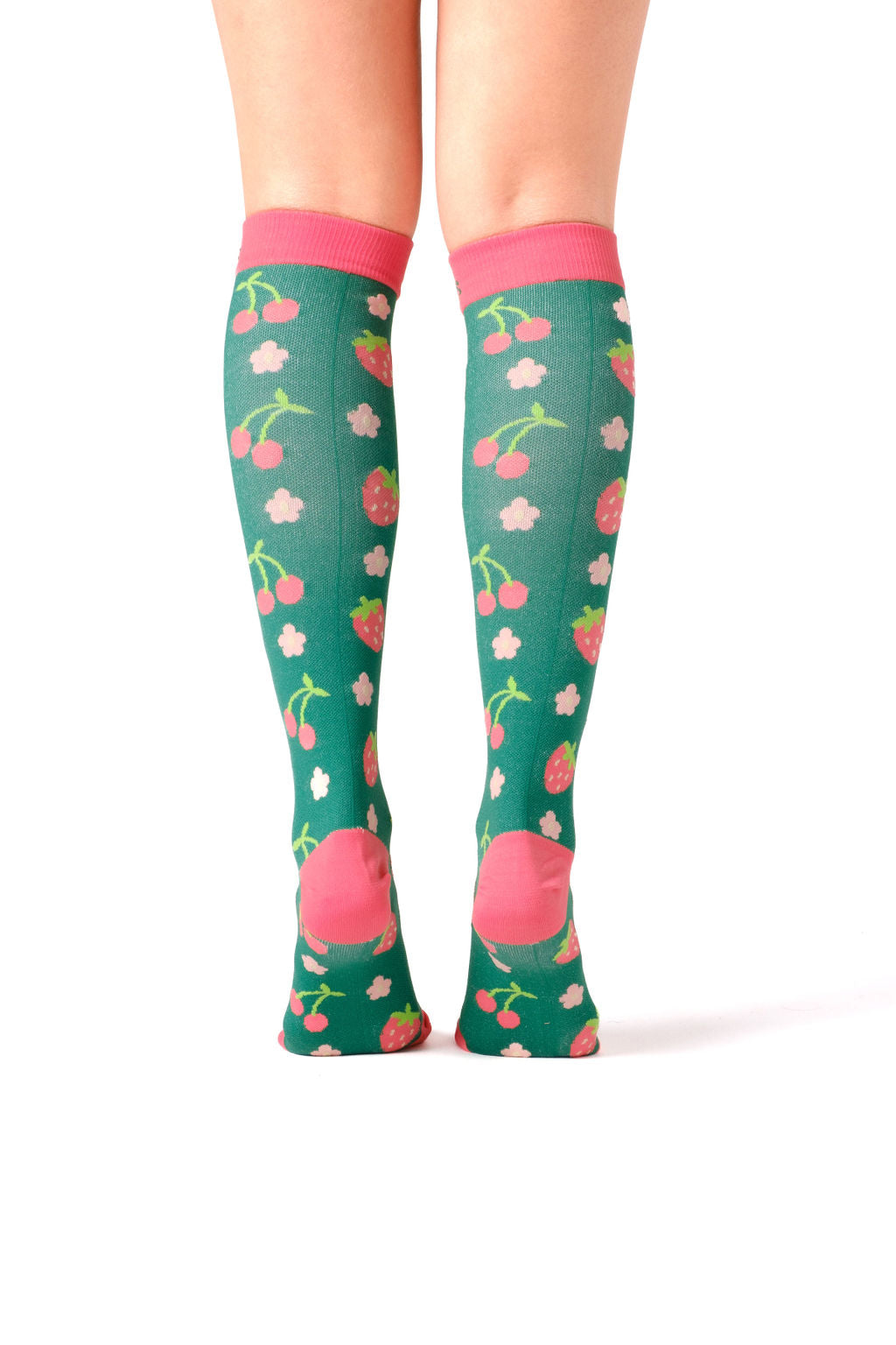 Strawberry & Cherry Compression Socks