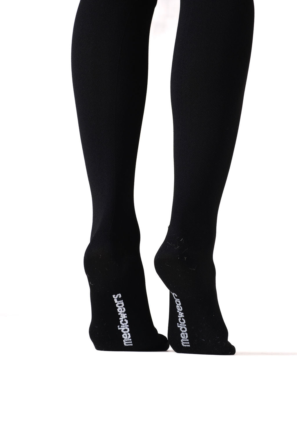 Plain Black Compression Socks