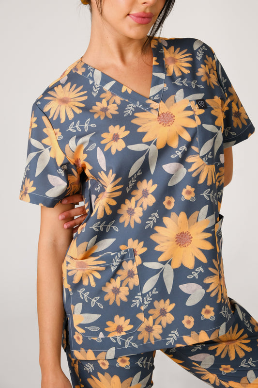Sunflowers Scrub Set