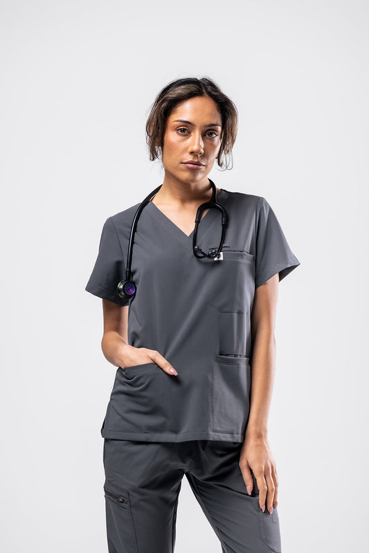 3-Pocket Scrub Top