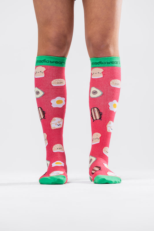 Big Breakfast Compression Socks
