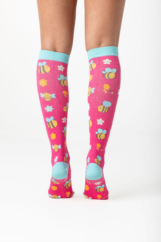 Honey Bees Compression Socks