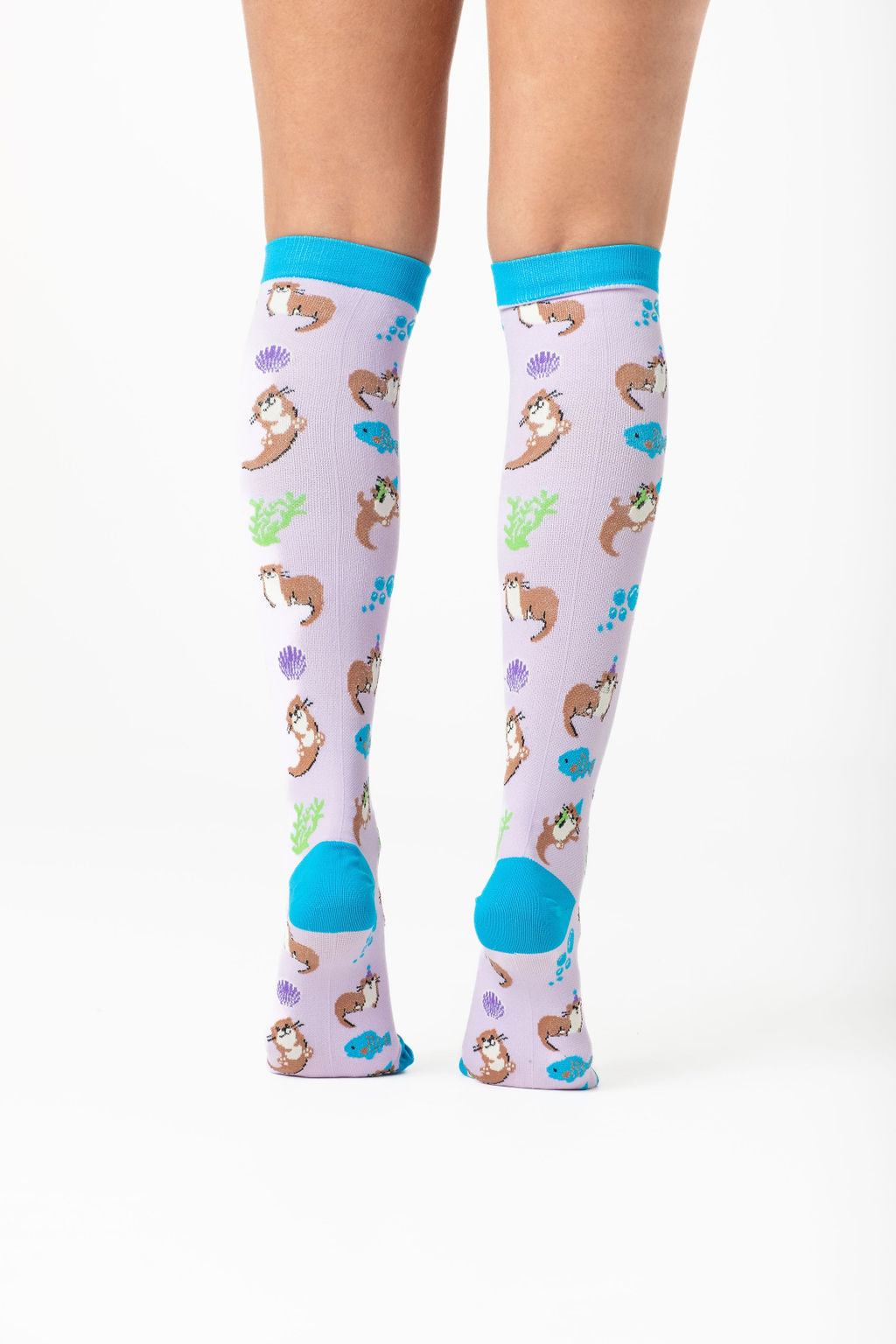 Cheerful Otters Compression Socks