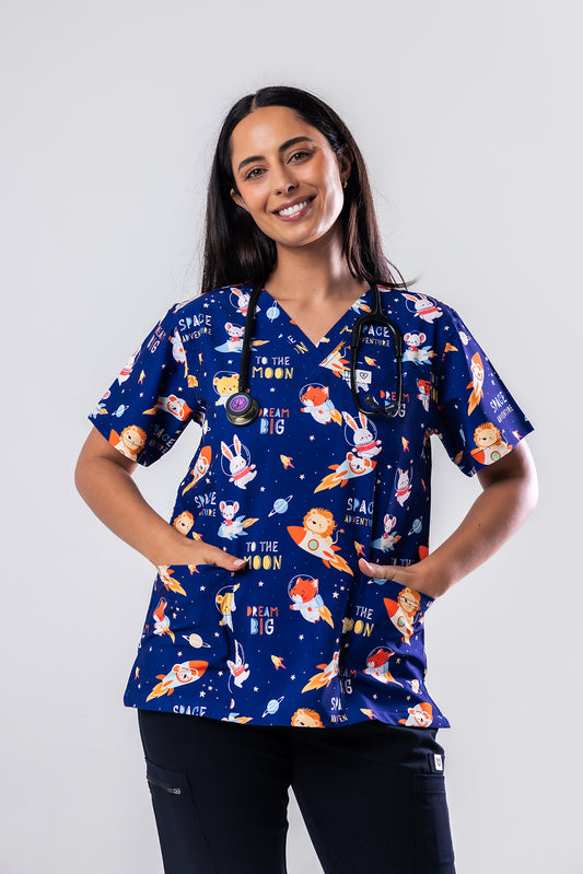 Cosmo Crew Scrub Top