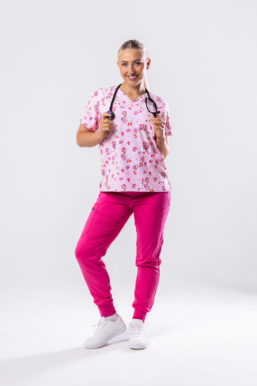 Lola’s Tea Time Scrub Top