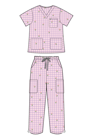 Tulip Picnic Scrub Set