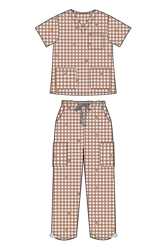 Coffee Break Scrub Set