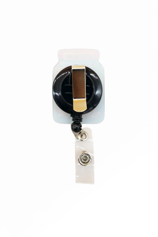 Happy Pills Badge Reel