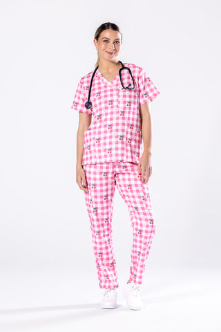 Cherry Picnic Scrub Set