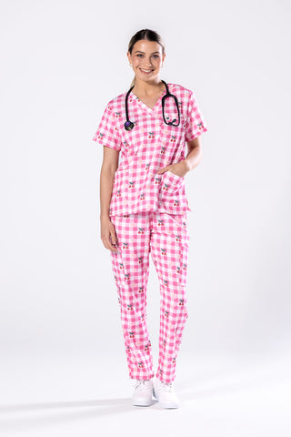 Cherry Picnic Scrub Set