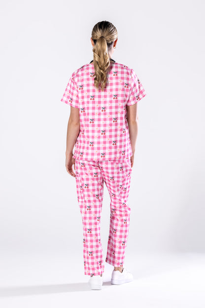 Cherry Picnic Scrub Set
