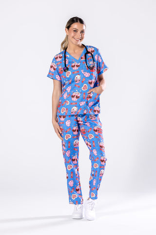 Groovy Snacks Scrub Set