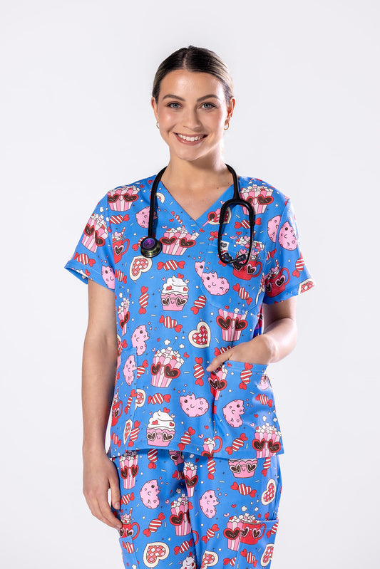 Groovy Snacks Scrub Set