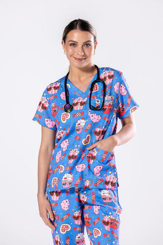 Groovy Snacks Scrub Set
