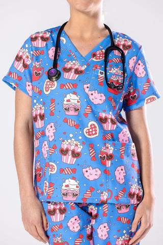 Groovy Snacks Scrub Set
