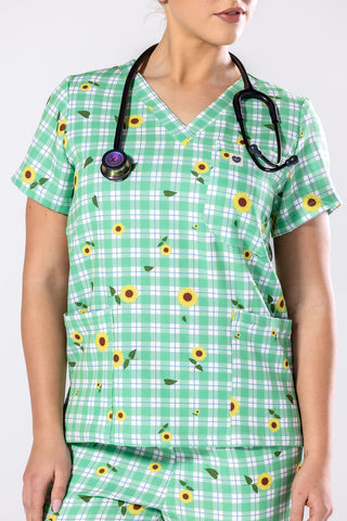 Sunflower Fields Scrub Set