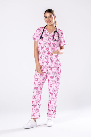Pretty in Bows Scrub Set