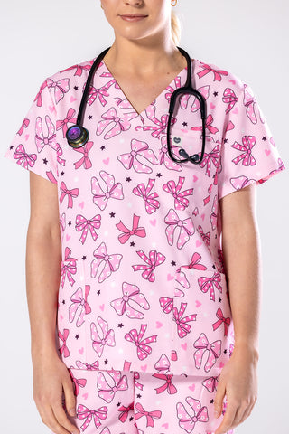 Pretty in Bows Scrub Set