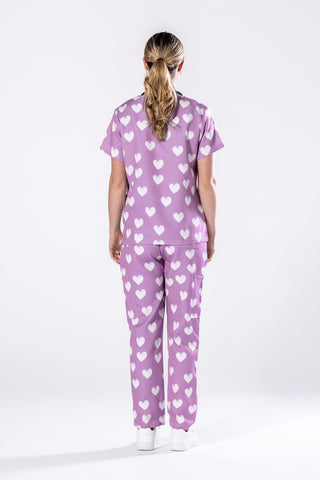 Lavender Love Scrub Set