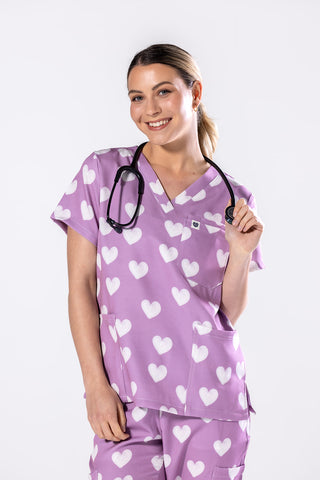 Lavender Love Scrub Set