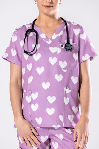 Lavender Love Scrub Set