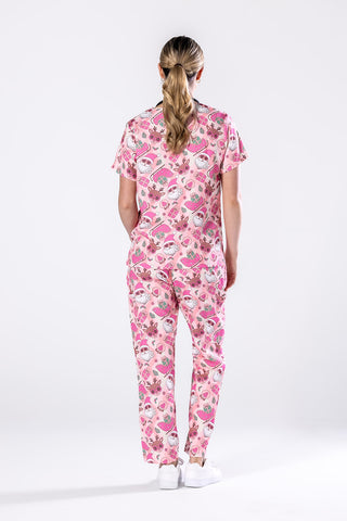 Groovy Santa Scrub Set