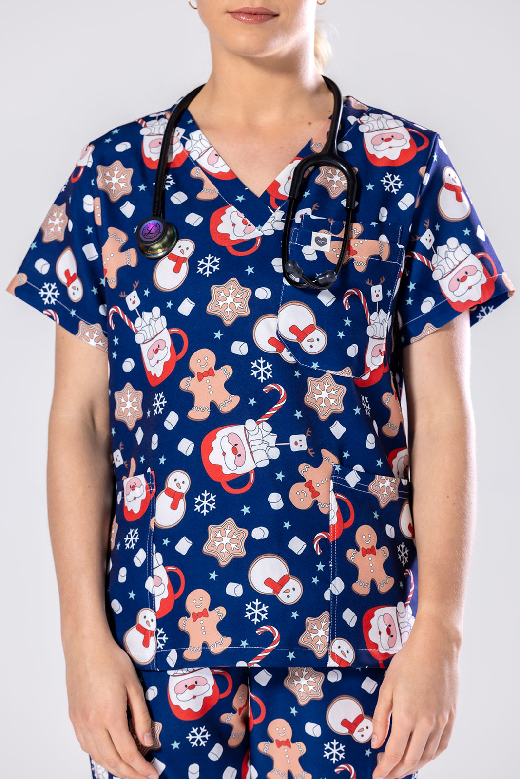 Santas Treat Scrub Set