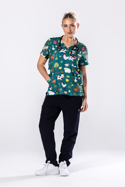 Barnyard Buddies Scrub Top