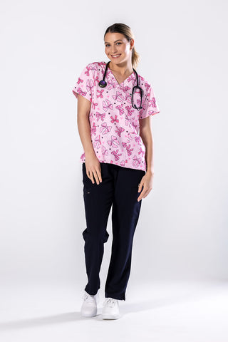 Pretty in Bows Scrub Top