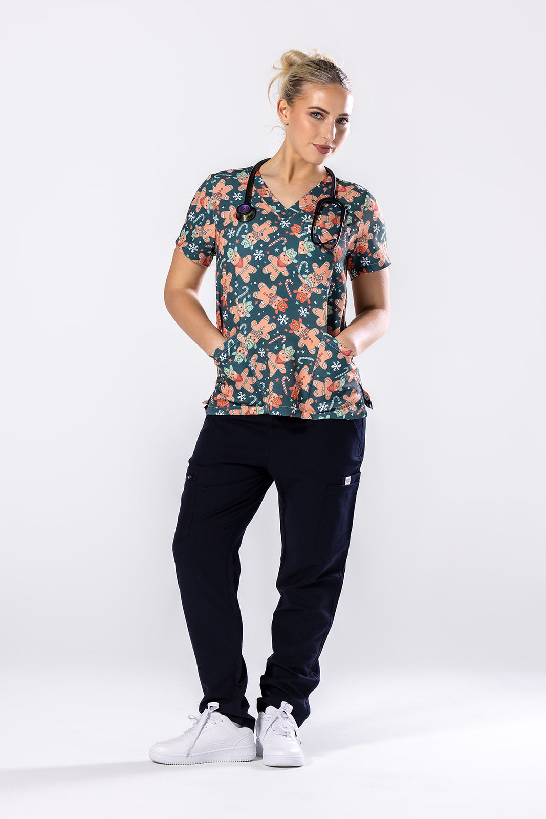 Howdy Ginger Scrub Top