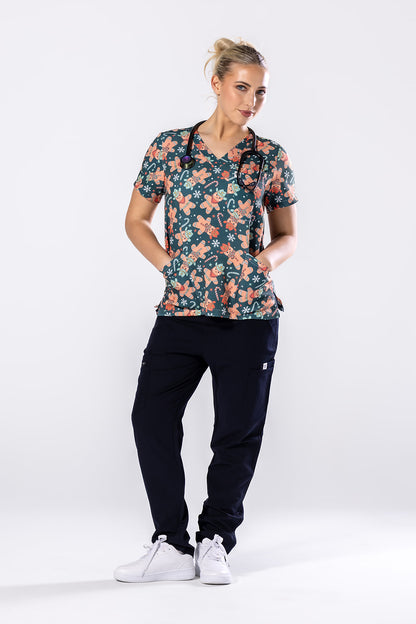 Howdy Ginger Scrub Top