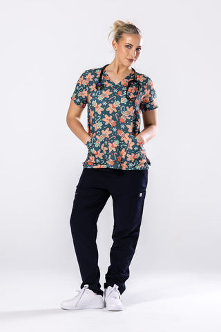 Howdy Ginger Scrub Top