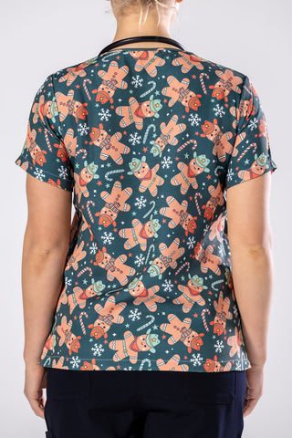 Howdy Ginger Scrub Top