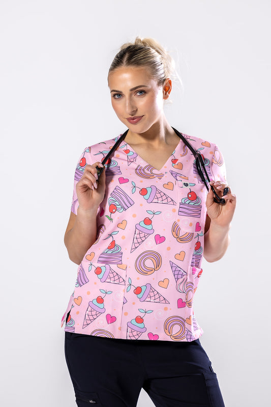 Sugar Rush Scrub Top