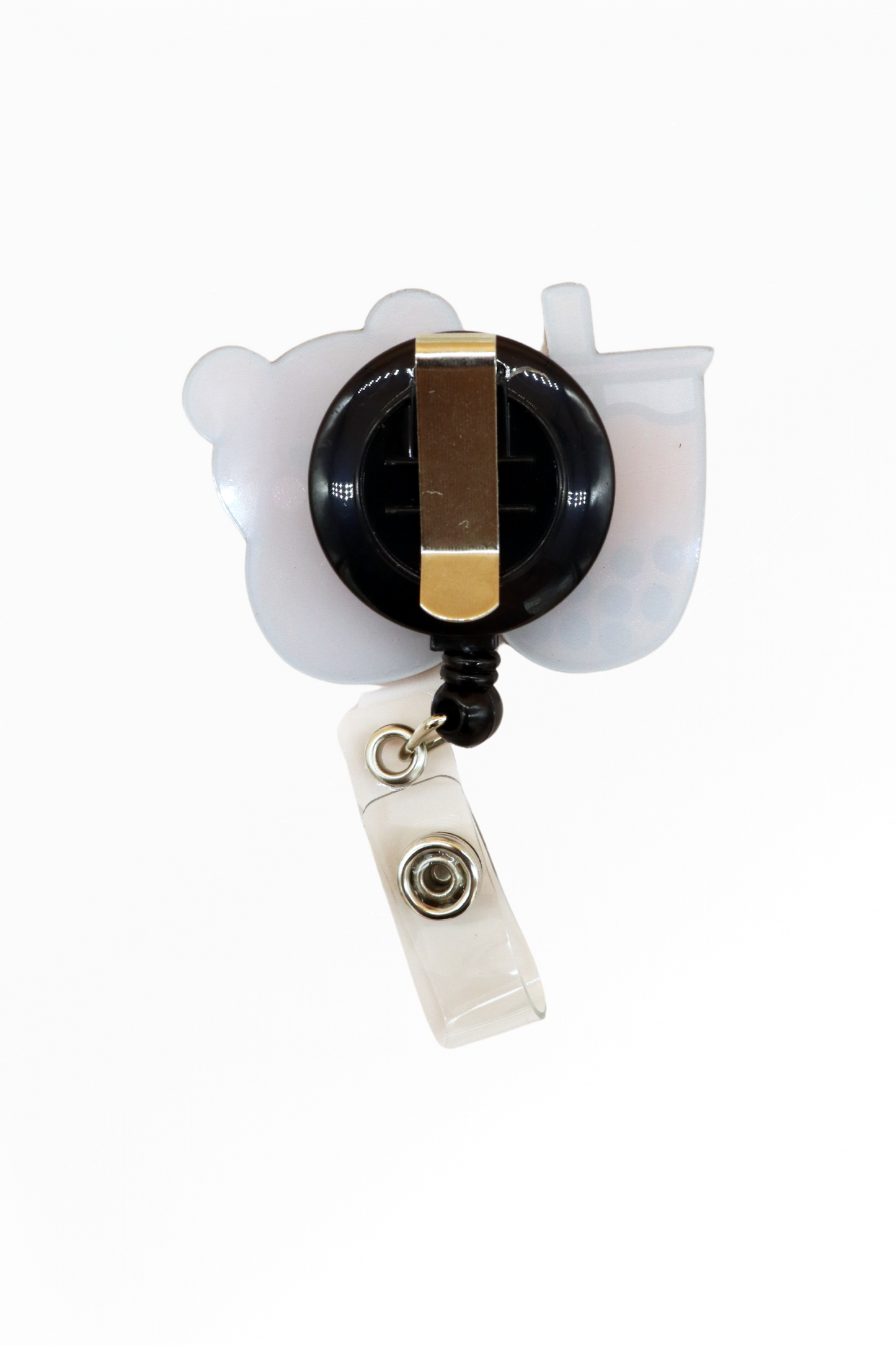 Bubble Tea Bear Badge Reel