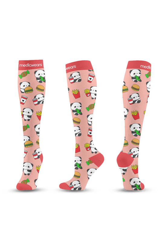 Panda Snacks Compression Socks