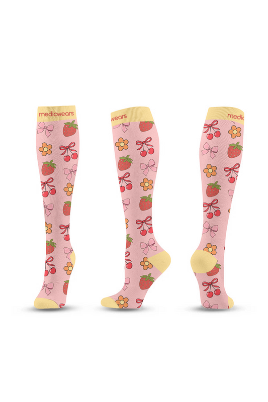 Berry Cute Compression Socks
