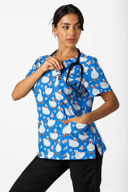 Waddle Ducks Scrub Top
