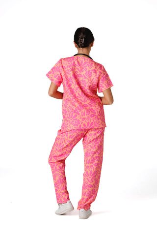Tropical Blooms Scrub Set