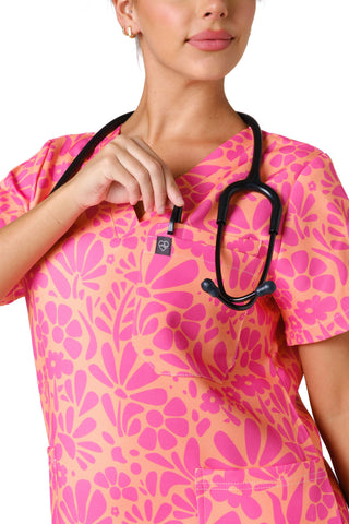 Tropical Blooms Scrub Set