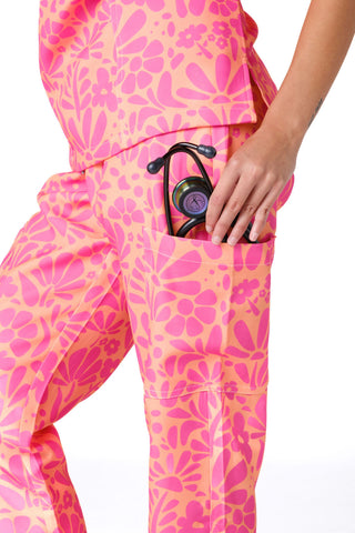 Tropical Blooms Scrub Set