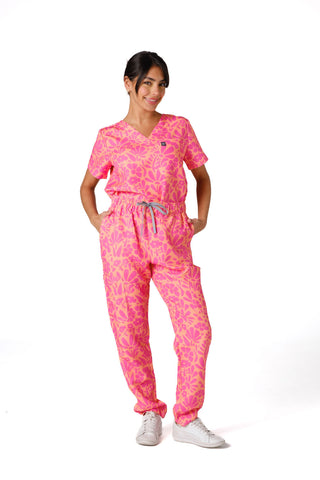 Tropical Blooms Scrub Set