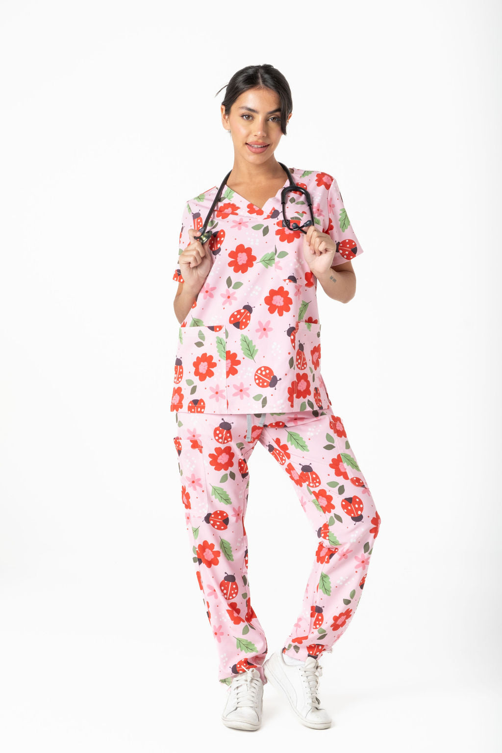 Lady Bug Scrub Set
